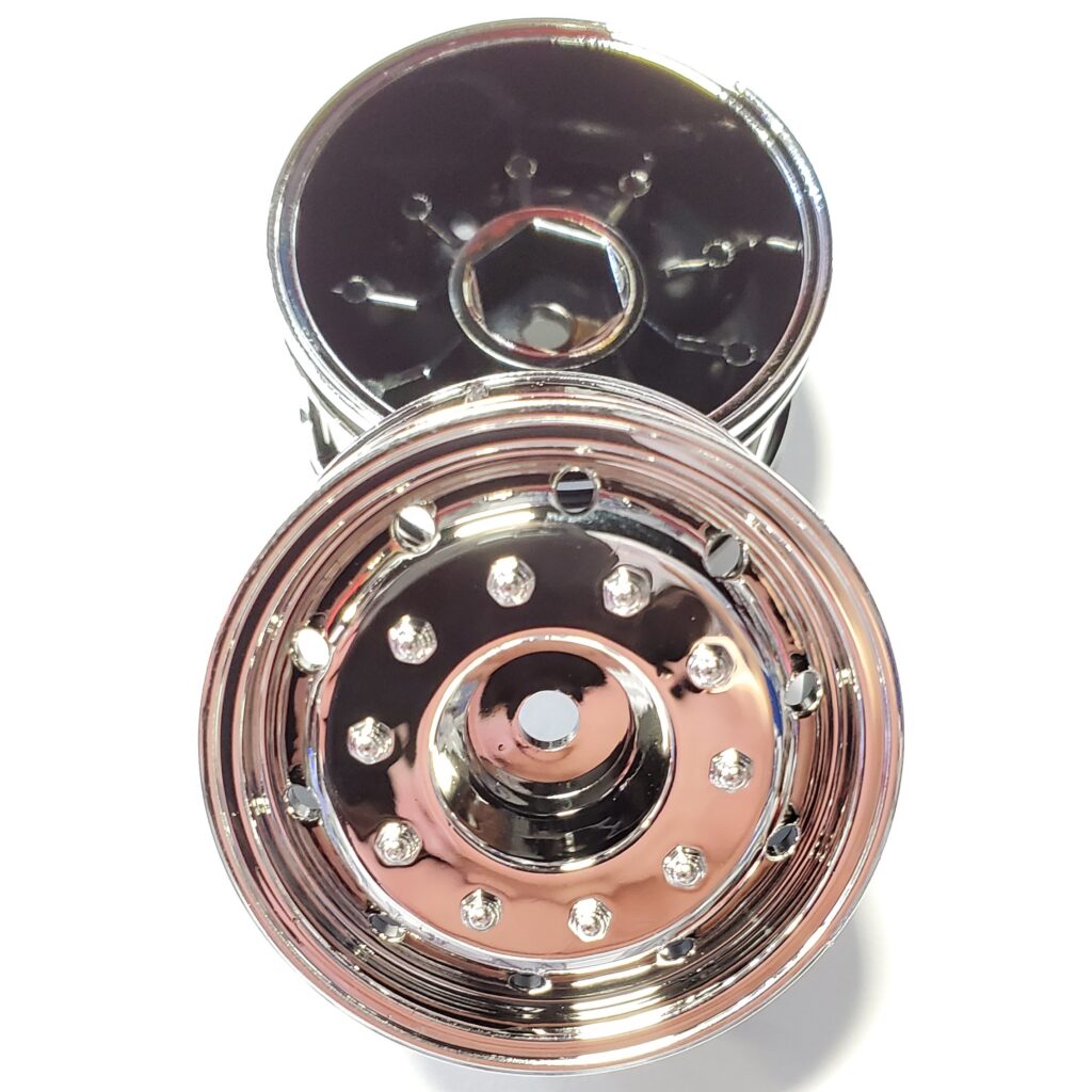 RC Model CNC Machined Alloy T5 Front Wheel Set For Tamiya 1