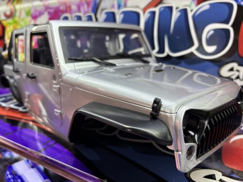 Hard Shell Model Kit Realistic Hard Plastic Body Kit for 1/10 Off-Road Crawler (Silver ...